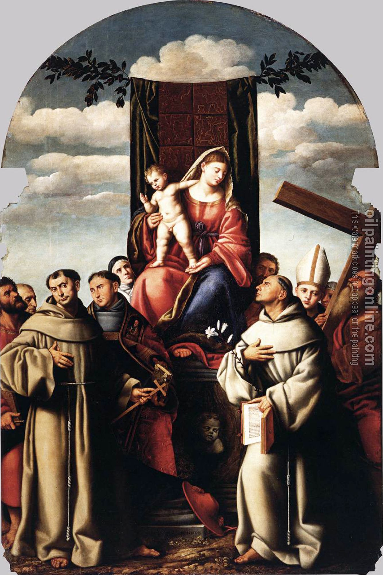 Licinio, Bernardino - Madonna with Child in Arms